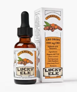 Lucky Elk Full Spectrum CBD Drops · Cold-Infused Turmeric (1500 mg)